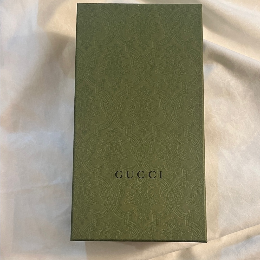 Gucci Olive Green Patterned Box